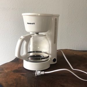 White coffee maker